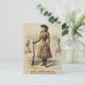  Miss Annie Oakley, Western meisje Briefkaart (Staand voorkant)