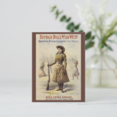  Miss Annie Oakley, Western meisje Briefkaart (Staand voorkant)