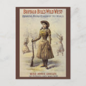  Miss Annie Oakley, Western meisje Briefkaart (Voorkant)