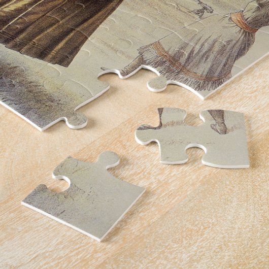  Miss Annie Oakley, Western meisje Legpuzzel (Zijkant)