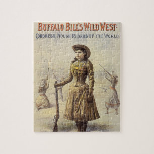 Miss Annie Oakley, Western meisje Legpuzzel
