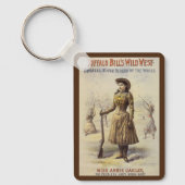  Miss Annie Oakley, Western meisje Sleutelhanger (Voorkant)