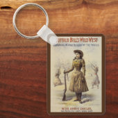  Miss Annie Oakley, Western meisje Sleutelhanger (Voorkant)