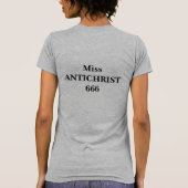 Miss Antichrist T-shirt (Achterkant)