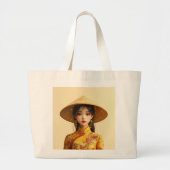 Miss Aodai Grote Tote Bag (Voorkant)