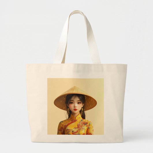 Miss Aodai Grote Tote Bag (Voorkant)