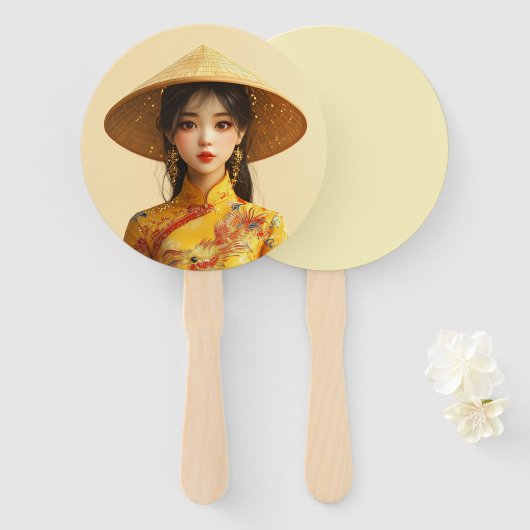 Miss Aodai Handwaaier (Voorkant en achterkant)