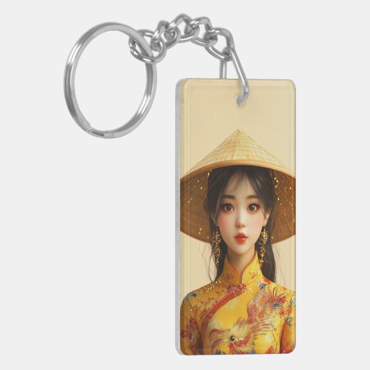 Miss Aodai Sleutelhanger (Voorkant Links)