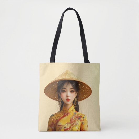 Miss Aodai Tote Bag (Voorkant)
