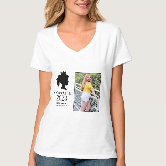 Miss April 2023 T-Shirt (Voorkant)