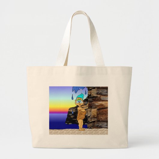 Miss April Grote Tote Bag (Voorkant)