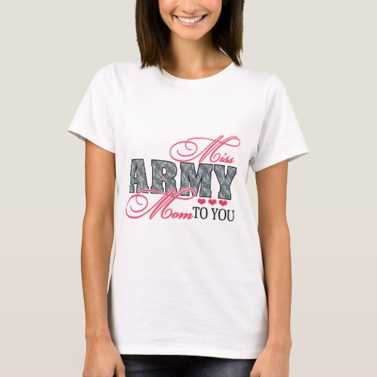 Miss Army Mam T-shirt (Voorkant)