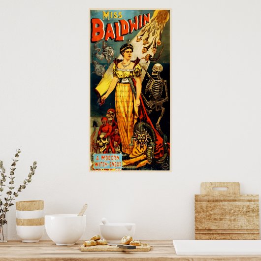 Miss Baldwin  Magic Poster (Keuken)