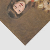 Miss Beatrice Townsend van John Singer Sargent Tissuepapier (Detail)