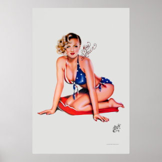 Miss Behavin' door Elizabeth Austin Poster