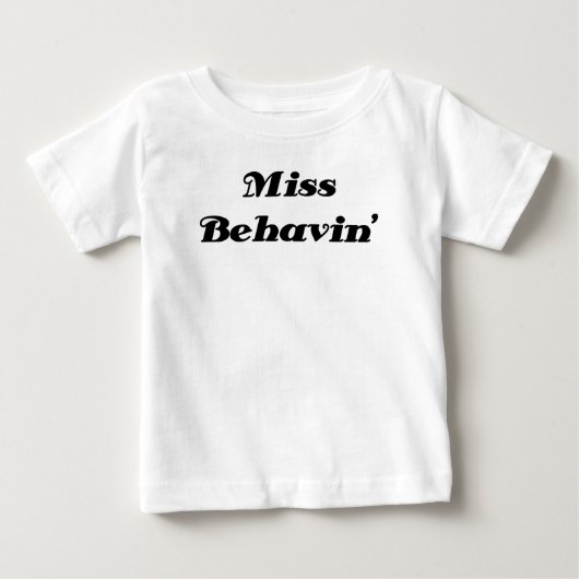 Miss Behavin' Long Slaams Shirt (Voorkant)