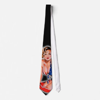 Miss Behavin' Pinup Mannen Necktie Stropdas