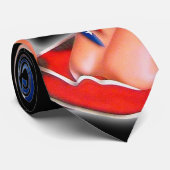 Miss Behavin' Pinup Mannen Necktie Stropdas (Opgerold)