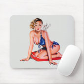 Miss Behavin' Pinup Mousepad Muismat (Met muis)