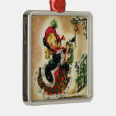 "Miss Belle" Holiday  Ornament (Rechts)