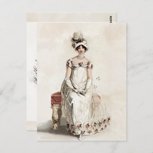 "Miss Bennet" Briefkaart (Voorkant / Achterkant)