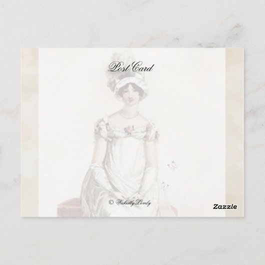 "Miss Bennet" Briefkaart (Achterkant)