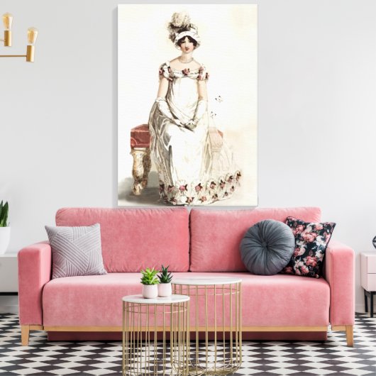 Miss Bennet Canvas Afdruk (Insitu (Woonkamer))