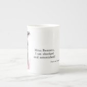 Miss Bennet, ik ben geschokt. - Pride & Prejudice Porselein Kop (Voorkant)