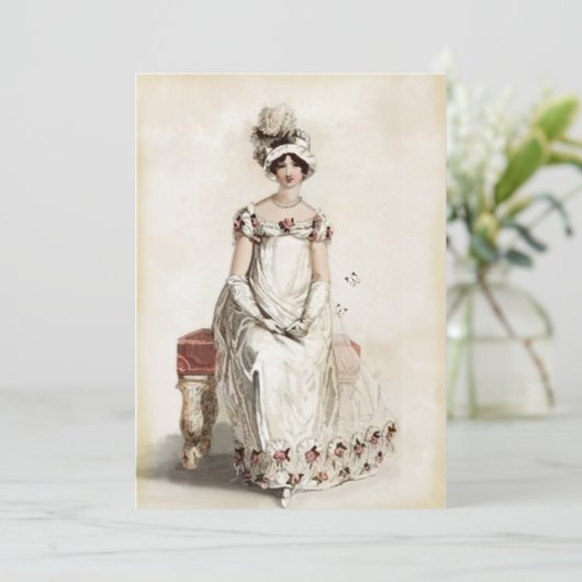 "Miss Bennet" Kaart (Staand voorkant)