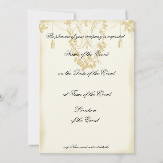 "Miss Bennet" Kaart (Achterkant)