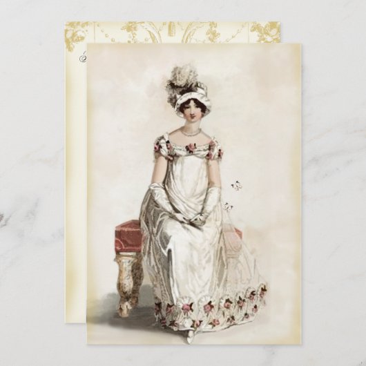 "Miss Bennet" Kaart (Voorkant / Achterkant)