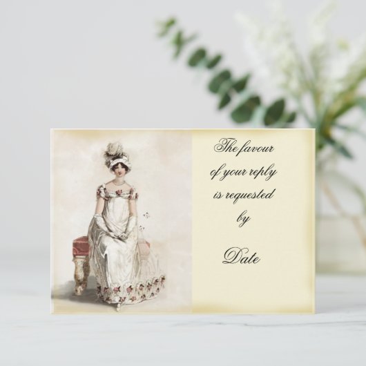 "Miss Bennet" RSVP (Staand voorkant)