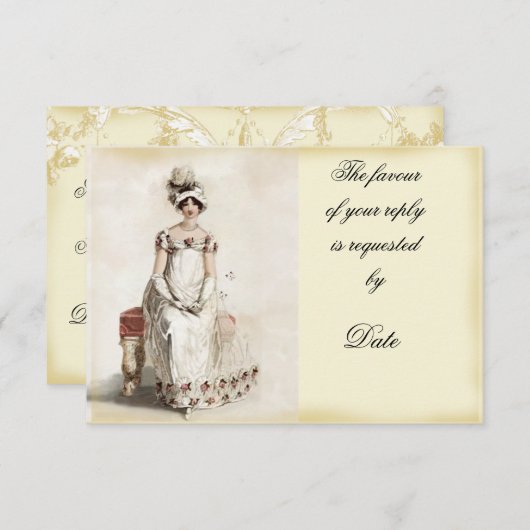 "Miss Bennet" RSVP (Voorkant / Achterkant)