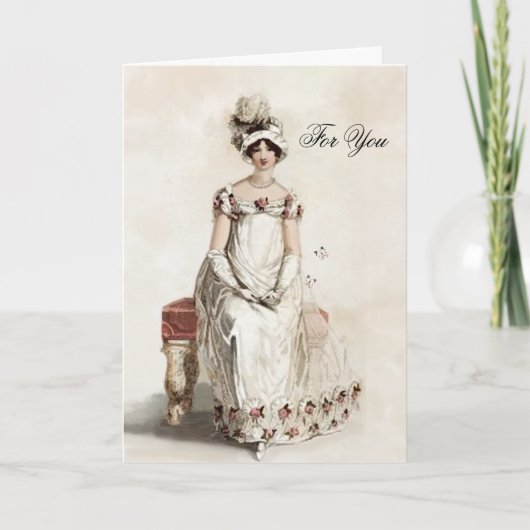 "Miss Bennet" voor u Kaart (Voorkant)