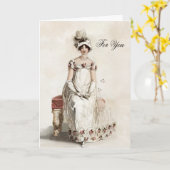 "Miss Bennet" voor u Kaart (Gele Bloem)