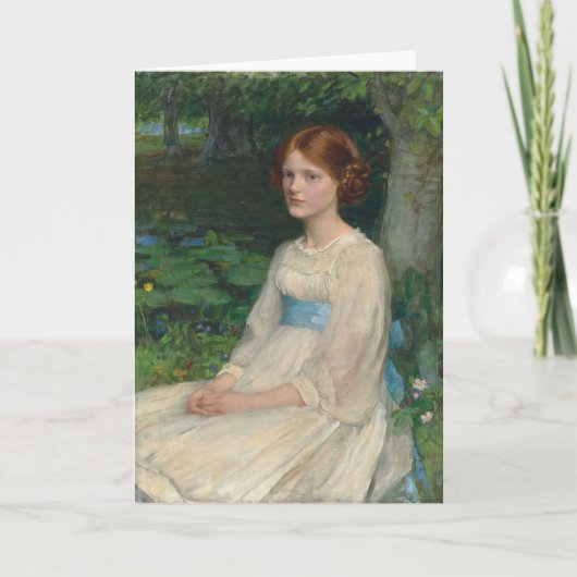 Miss Betty Pollock | John William Waterhouse Kaart (Voorkant)