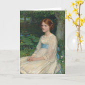Miss Betty Pollock | John William Waterhouse Kaart (Gele Bloem)