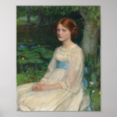 Miss Betty Pollock | John William Waterhouse Poster (Voorkant)