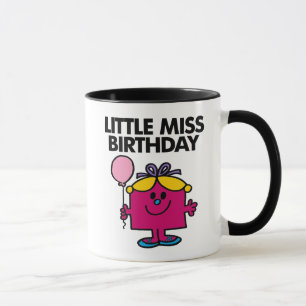 Miss Birthday met roze ballon Mok