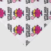 Miss Birthday met roze ballon Tissuepapier (Detail)