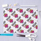 Miss Birthday met roze ballon Tissuepapier (Craft)