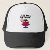 Miss Birthday met roze ballon Trucker Pet (Voorkant)