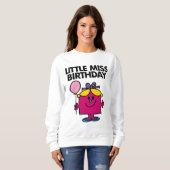 Miss Birthday met roze ballon Trui (Voorkant volledig)