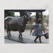 Miss Blue Bell Postcard Briefkaart (Voorkant)