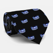 Miss Blue Crown Mannen Stropdas (Opgerold)