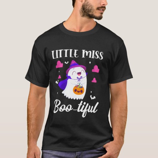 Miss Boo Tiful Halloween Ghost Boo Funny T-shirt (Voorkant)
