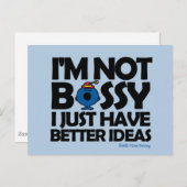 Miss Bossy heeft betere ideeën Briefkaart (Voorkant / Achterkant)