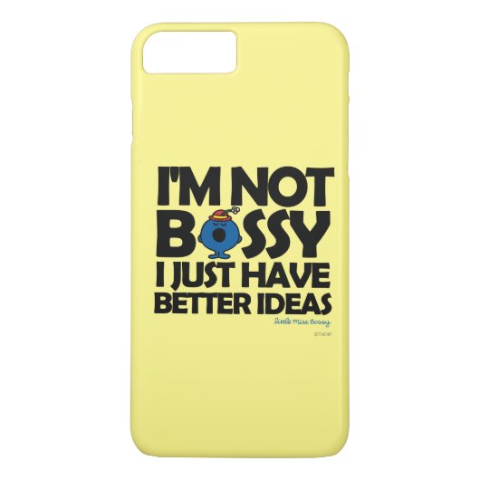 Miss Bossy heeft betere ideeën Case-Mate iPhone Case (Achterkant)