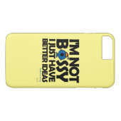Miss Bossy heeft betere ideeën Case-Mate iPhone Case (Achterkant (Horizontaal))