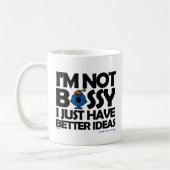 Miss Bossy heeft betere ideeën Koffiemok (Links)
